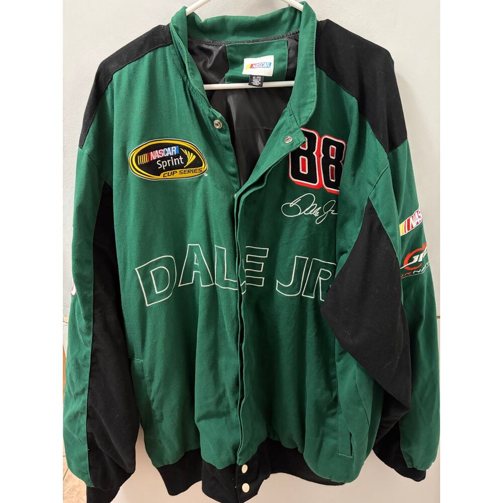 VTG Dale Earnhardt Jr Jacket  2011 Racing #88 Amp Energy NASCAR  Size XL
